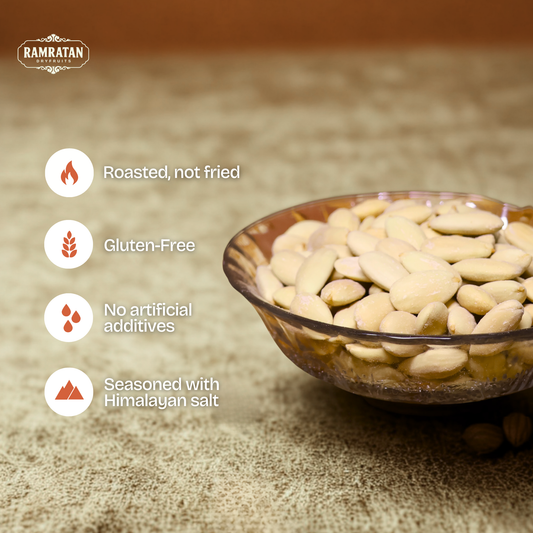 Roasted & Salted White Almonds